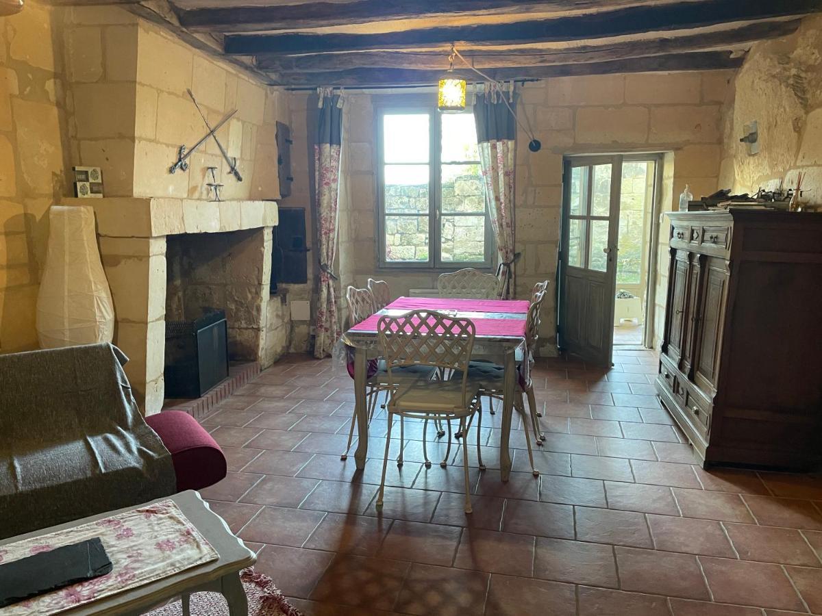 L'Escale Troglo Au Bord De La Loire Villa Souzay-Champigny Ngoại thất bức ảnh