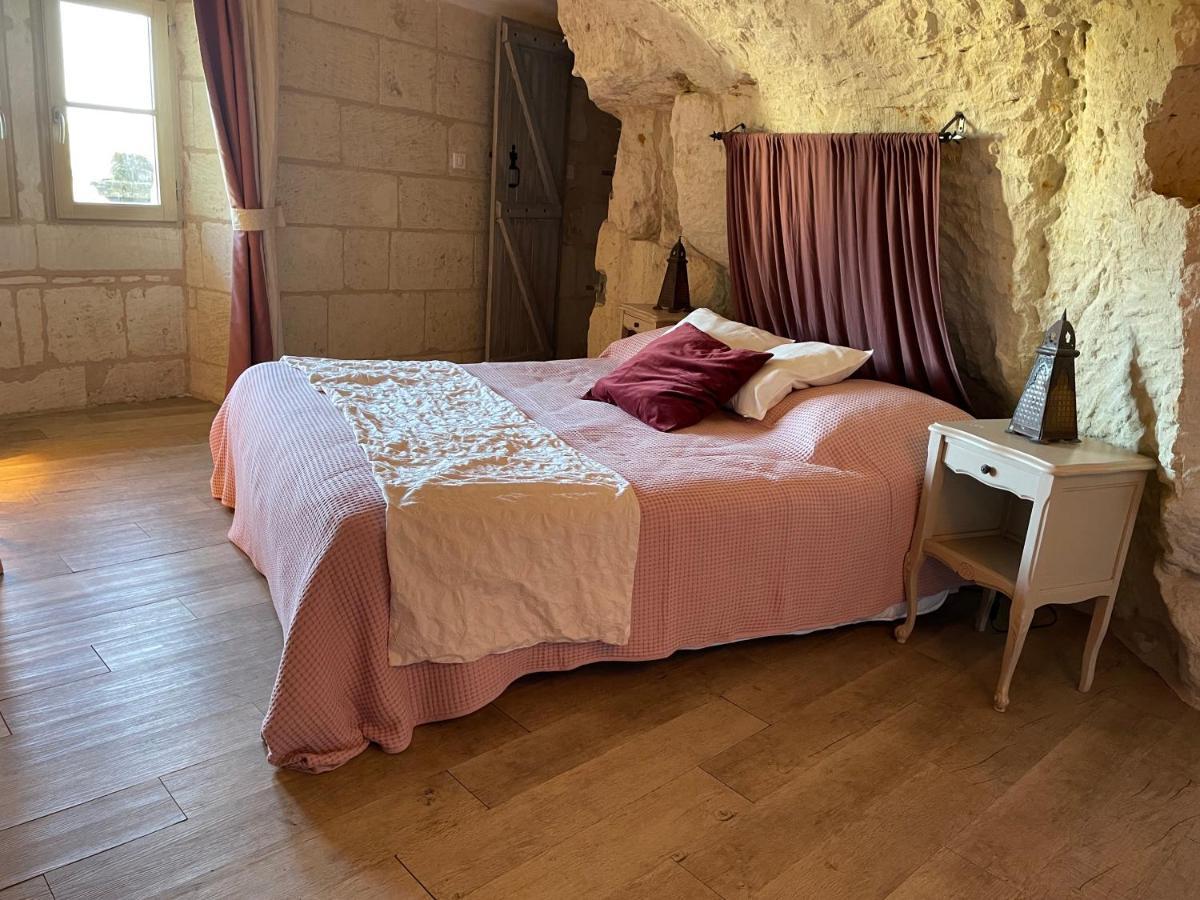 L'Escale Troglo Au Bord De La Loire Villa Souzay-Champigny Ngoại thất bức ảnh