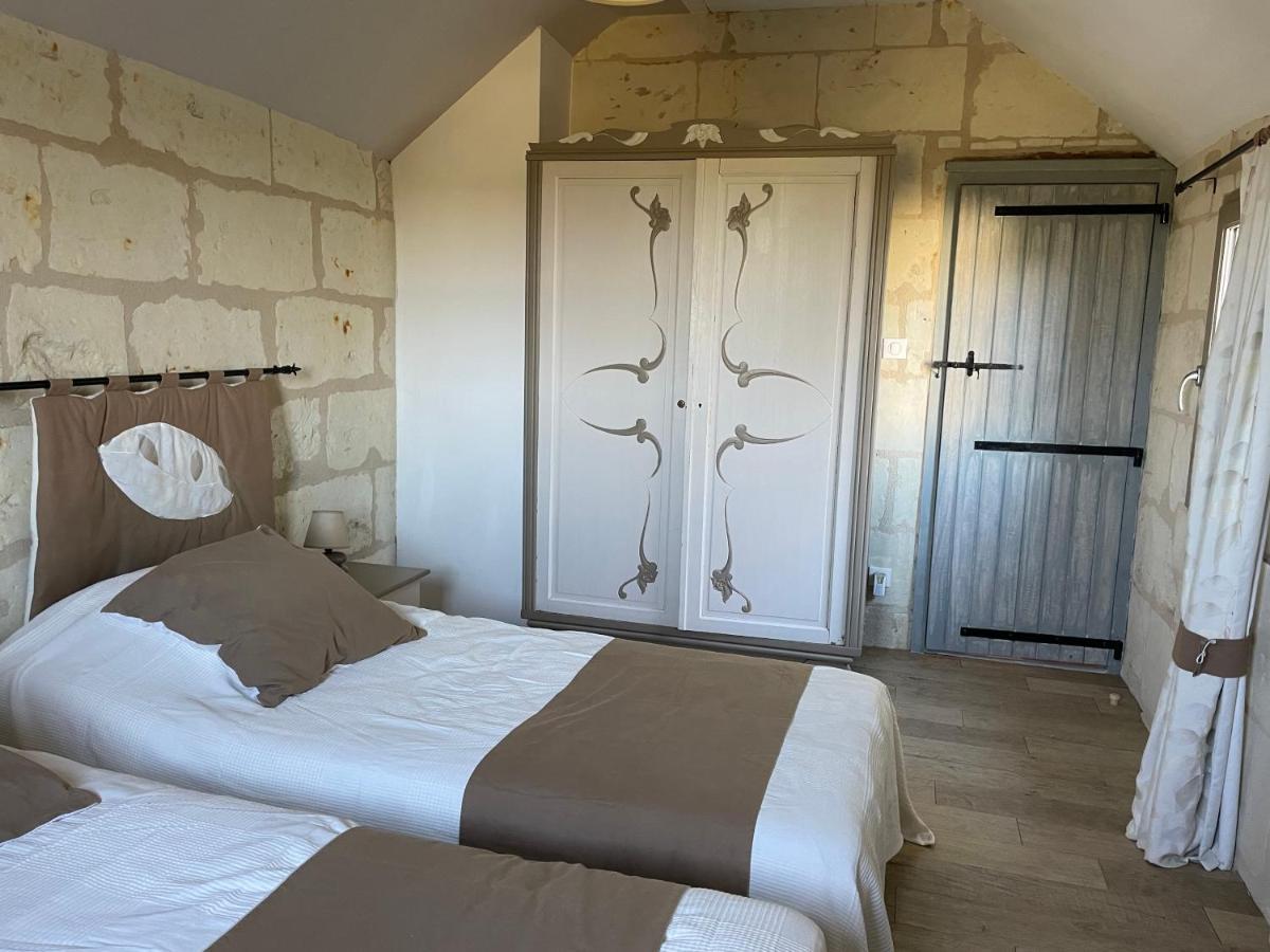 L'Escale Troglo Au Bord De La Loire Villa Souzay-Champigny Ngoại thất bức ảnh